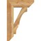 Ekena Millwork Balboa Slat Rough Sawn Bracket w/ Offset Brace, Western Red Cedar, 8"W x 24"D x 36"H BKT0806X24X36BOA06RWR - alternate 3